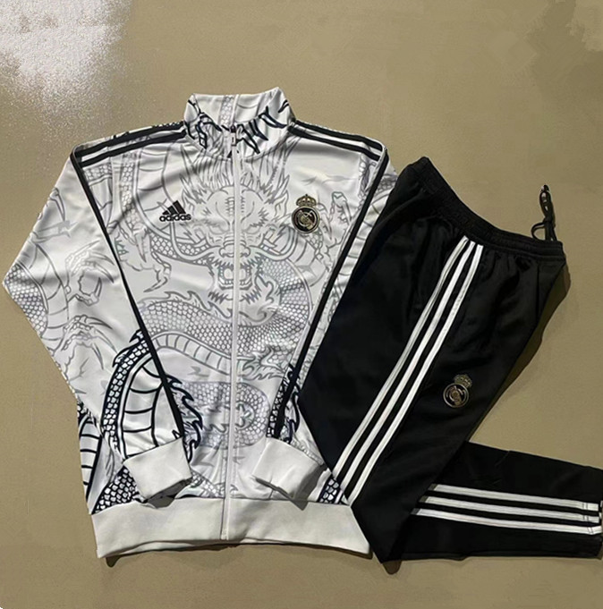 23-24 Real Madrid High Quality Jacket Tracksuit（喷墨龙）