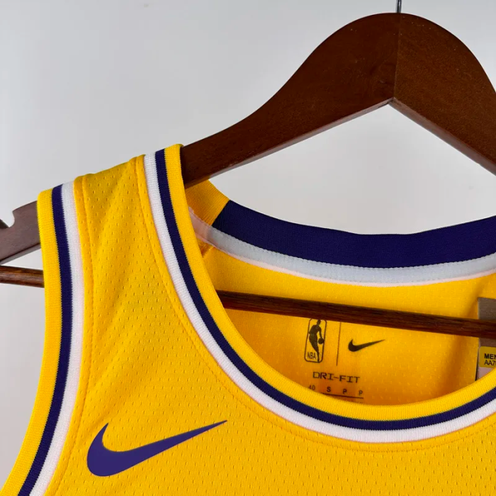 22-23 LAKERS CHAEWON #81 Yellow Top Quality Hot Pressing NBA Jersey