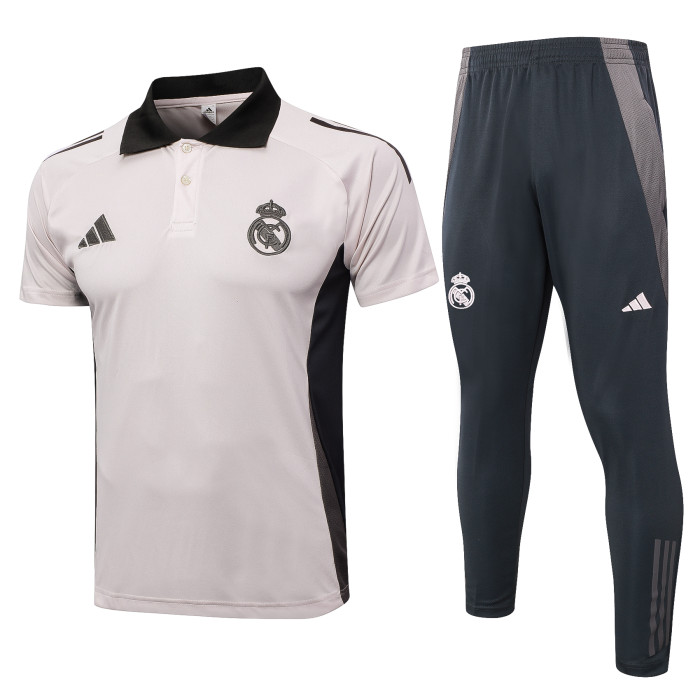 24-25 Real Madrid High Quality Polo Tracksuit
