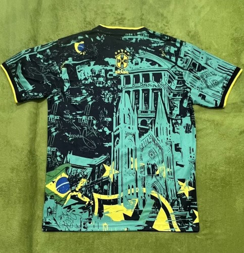 2024 Brazil Green Special Edition Fans Soccer Jersey