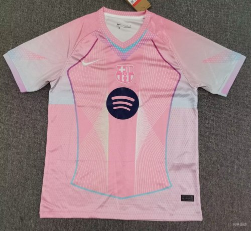 25-26 Barcelona Pink Special Edition Fans Training Shirts
