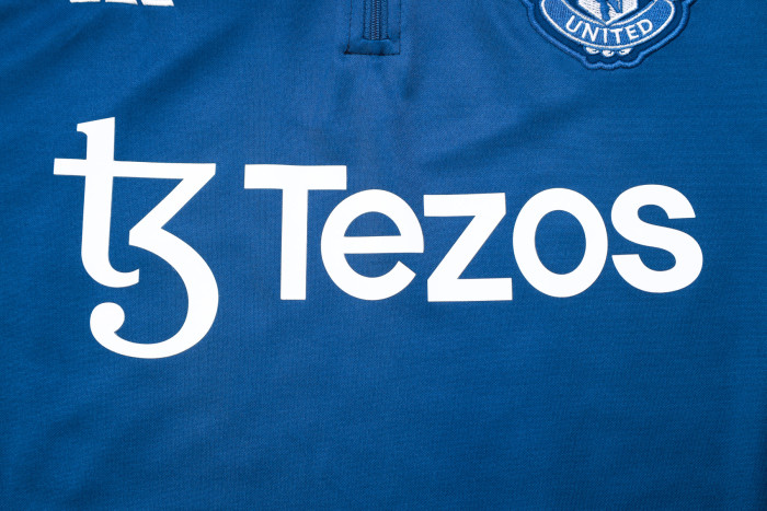 23-24 Manchester United High Quality Half Pull Tracksuit