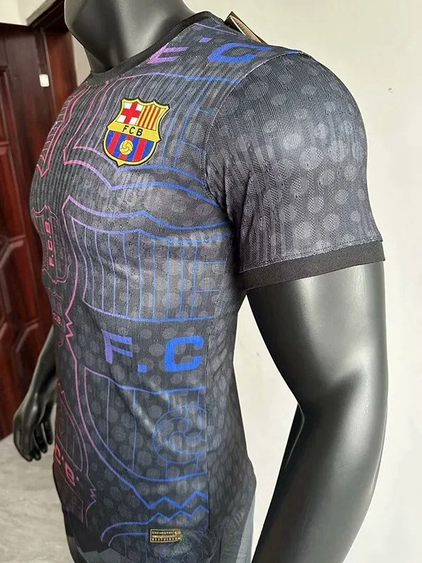 25-26 Barcelona Black Special Edition Player Version Training Shirts BFC