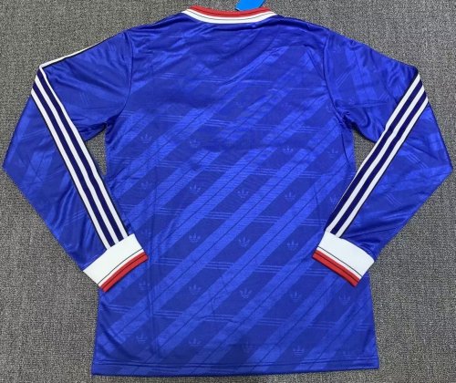 1986-1988 Manchester United Away Long sleeves Retro Soccer Jersey