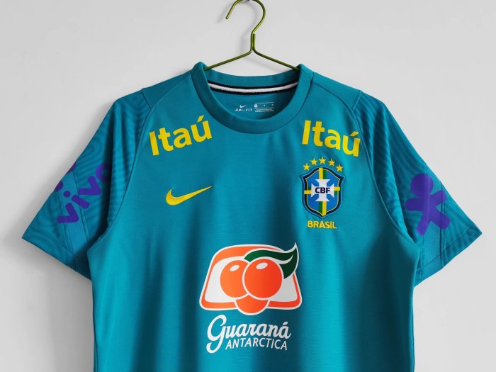 2021 Brazil Training clothes Retro Soccer Jersey