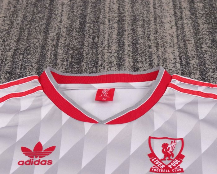 1989-1991 Liverpool Away Retro Kids Soccer Jersey