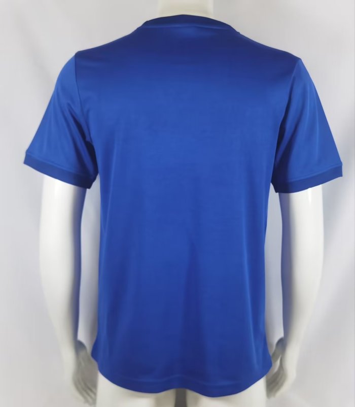 1970 Italy Home Blue Retro Soccer Jersey