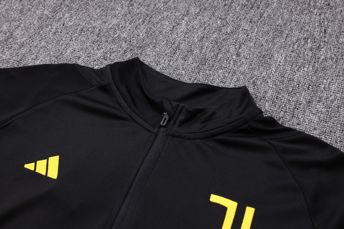 23-24 Juventus High Quality Half Pull Tracksuit