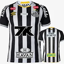 25-26 Santos FC Away Print Sponsor Fans Soccer Jersey*全广告