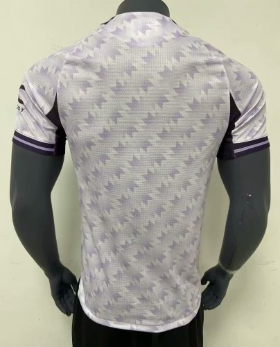 25-26 Manchester United White Purple Special Edition Player Version Soccer Jersey