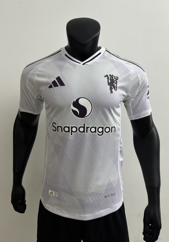 25-26 Manchester United Away Player Version Soccer Jersey