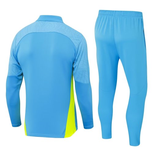 24-25 Manchester City High Quality Half Pull Tracksuit