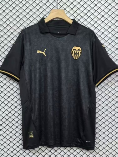 24-25 Valencia Away Fans Soccer Jersey (空白版)