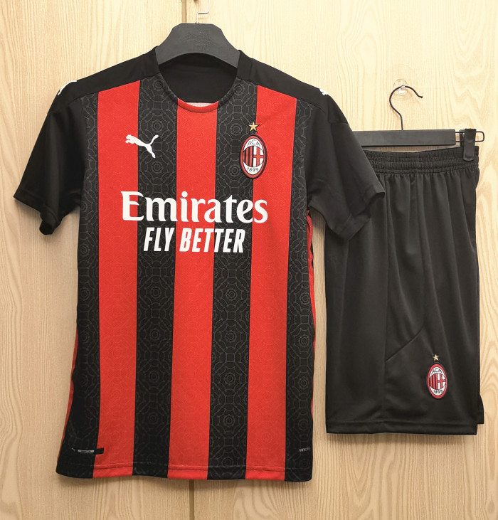 2020-2021 AC Milan Home Adult Suit