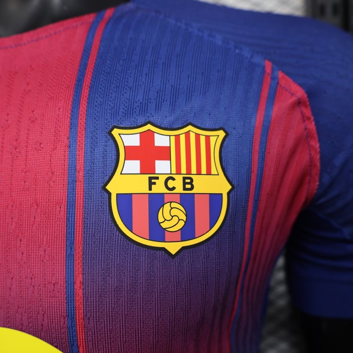 25-26 Barcelona Home Player Version Soccer Jersey