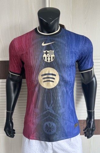 25-26 Barcelona Red Blue Special Edition Player Version Soccer Jersey