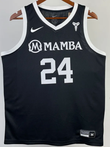 2023 LAKERS BRYANT #24 Black MAMBA Top Quality Hot Pressing NBA Jersey