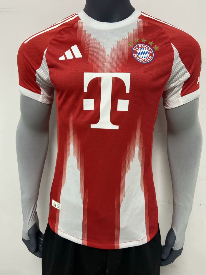 25-26 Bayern Home Muller #25 Print Picture Number Player Version Soccer Jersey*球员