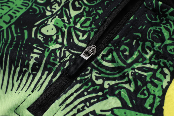 25-26 Brazil High Quality Half Pull Tracksuit