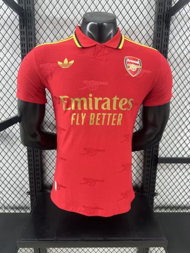 25-26 Arsenal Red Special Edition Player Version Soccer Jersey 三叶草标