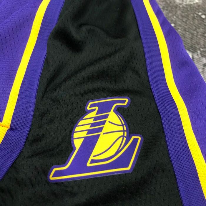 22-23 LAKERS Purple Top Quality NBA Pants (Trapeze Edition) 飞人版