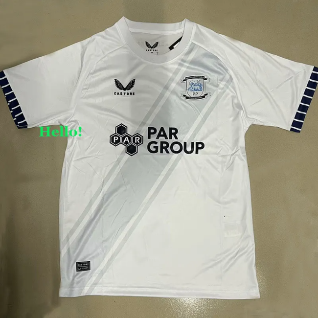 24-25 Preston North End Home Fans Soccer Jersey