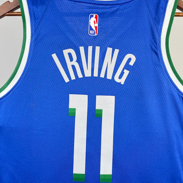 22-23 Dallas Mavericks IRVING #11 Blue City Edition Top Quality Hot Pressing NBA Jersey