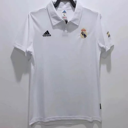 2002 Real Madrid Centenary Home Retro Soccer Jersey