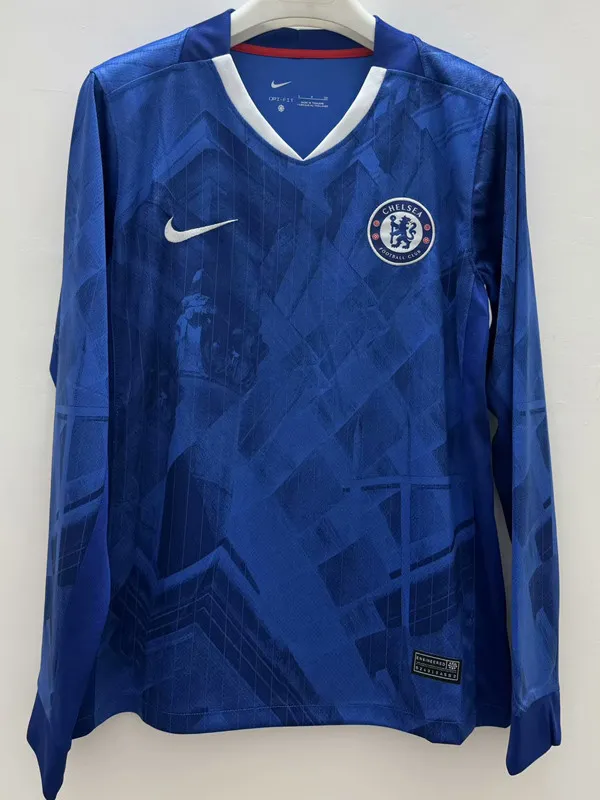 25-26 Chelsea Home Long Sleeve Soccer Jersey (长袖)