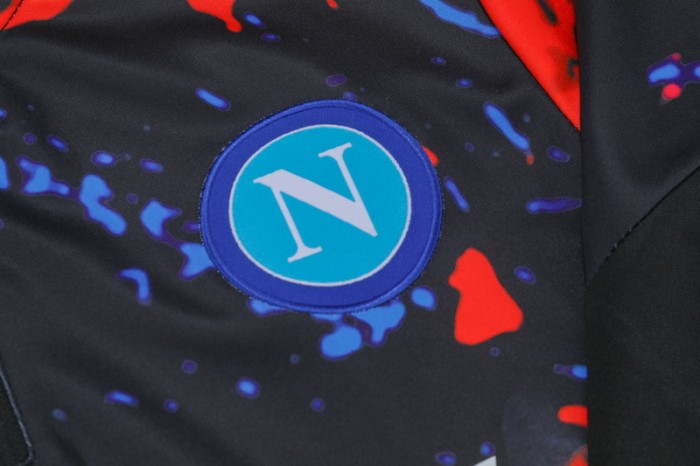 24-25 Napoli High Quality Half Pull Tracksuit