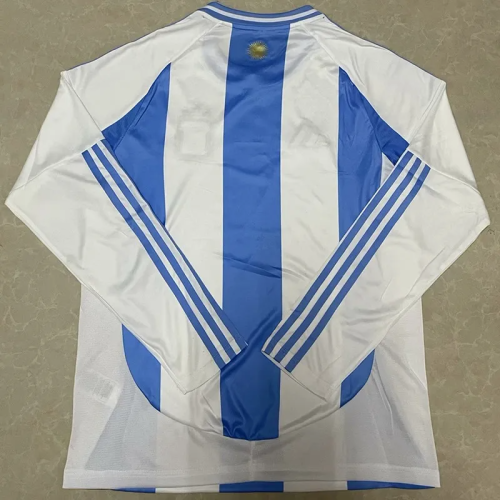 24-25 Argentina Home Long Sleeve Soccer Jersey