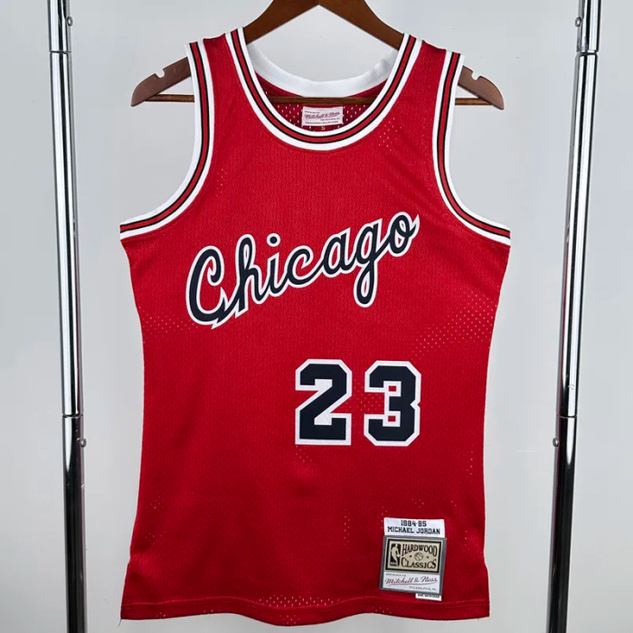 1984-85 BULLS JORDAN #23 Red Retro Top Quality Hot Pressing NBA Jersey