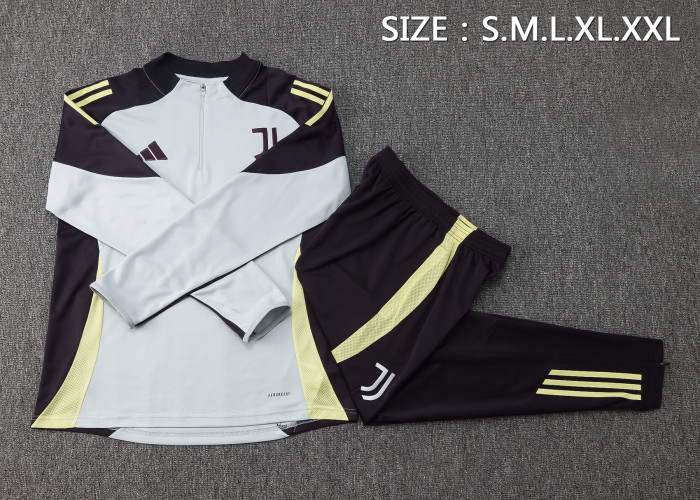 25-26 Juventus High Quality Half Pull Tracksuit