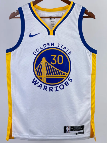 22-23 WARRIORS CURRY #2.974 White Top Quality Hot Pressing NBA Jersey