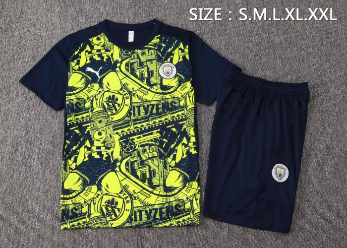 24-25 Manchester City High Quality Training Short Suit