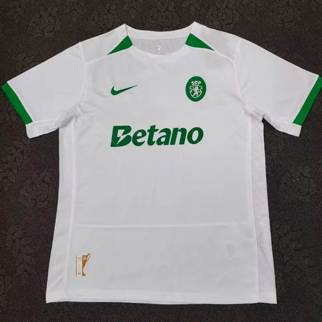 24-25 Sporting Lisbon Away Fans Soccer Jersey