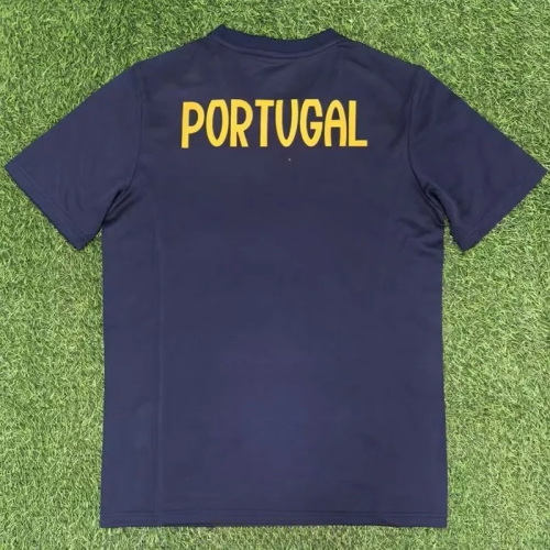 25-26 Portugal Royal Blue T-Shirt Prints Personalized AD *印广告