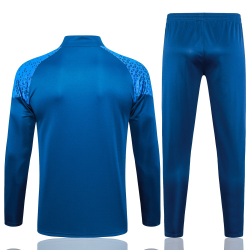 23-24 Marseille High Quality Half Pull Tracksuit