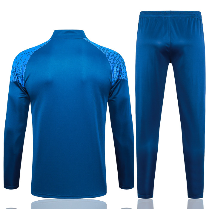 23-24 Marseille High Quality Half Pull Tracksuit