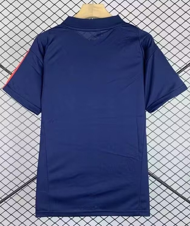 24-25 Spain Royal Blue Polo Short Sleeve