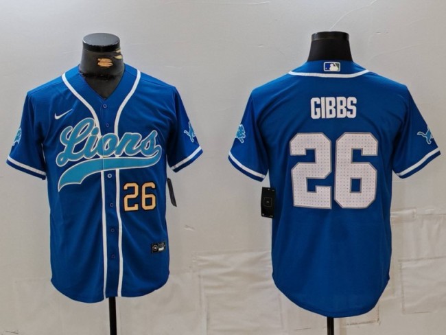 2024 MLB Detroit Lions New Pattern Jersey