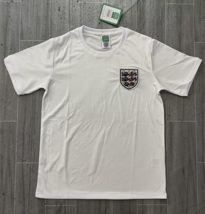 1966 England Home Retro Soccer Jersey