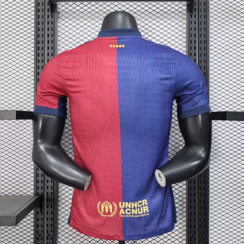 24-25 Barcelona Home Limited Edition Player Version Soccer Jersey (Print Cactus Jack)