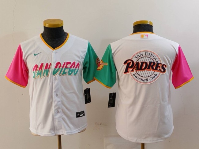 2024 NFL San Diego Padres New Pattern Kids Jersey