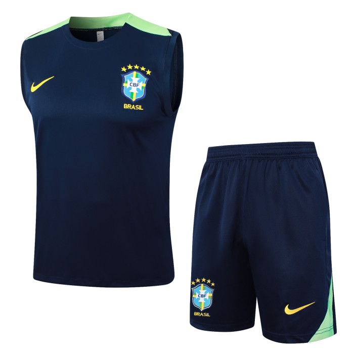 24-25 Brazil High Quality Tank Top And Shorts Suit