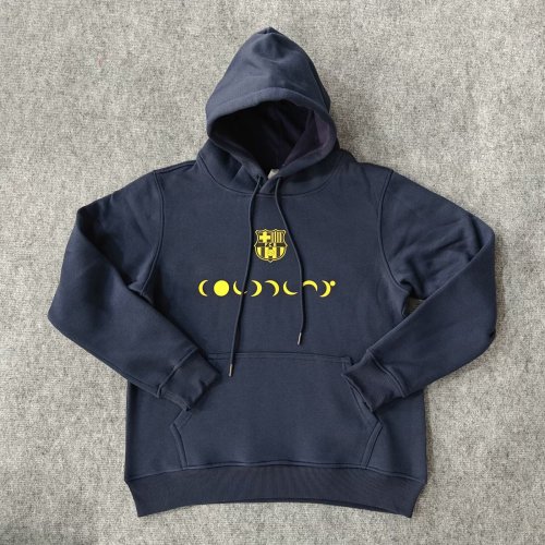 2024 Barcelona Dark blue Fleece Hoodie