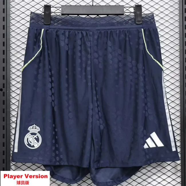25-26 Real Madrid Away Player Version Shorts Pants (球员短裤)