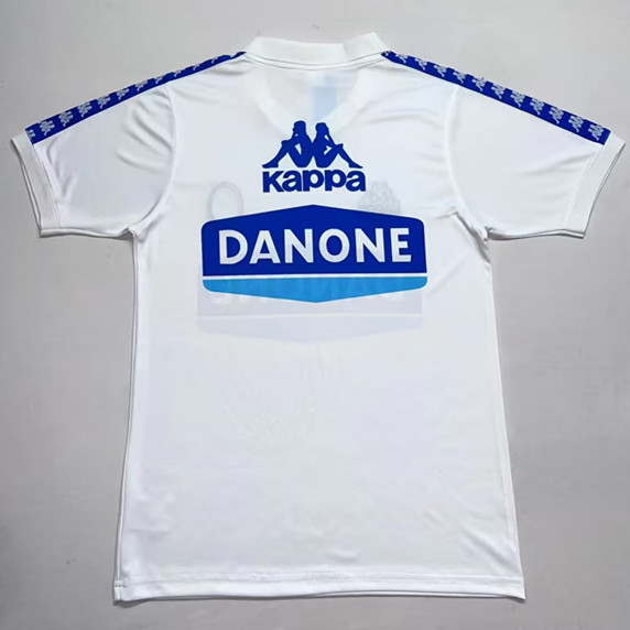 1990-1992 Retro White Soccer Jersey