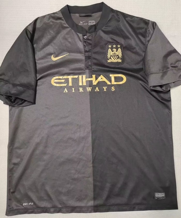 2013-2014 Manchester City Away Retro Soccer Jersey