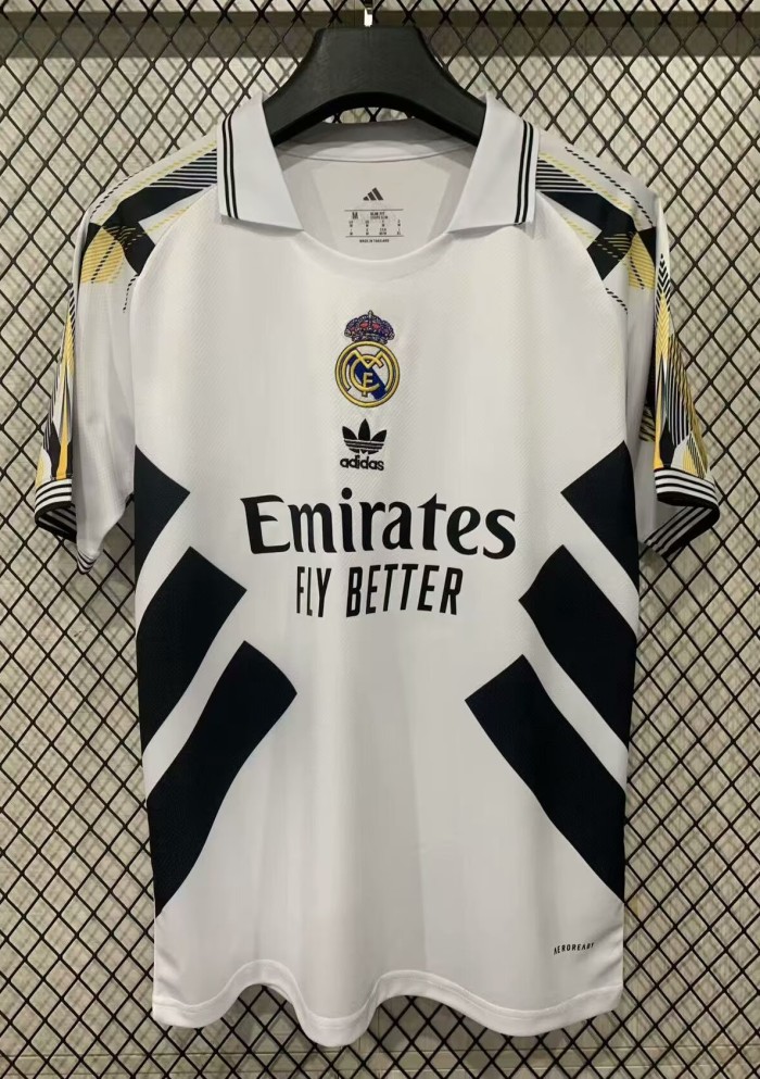 25-26 Real Madrid White Special Edition Fans Training Shirts